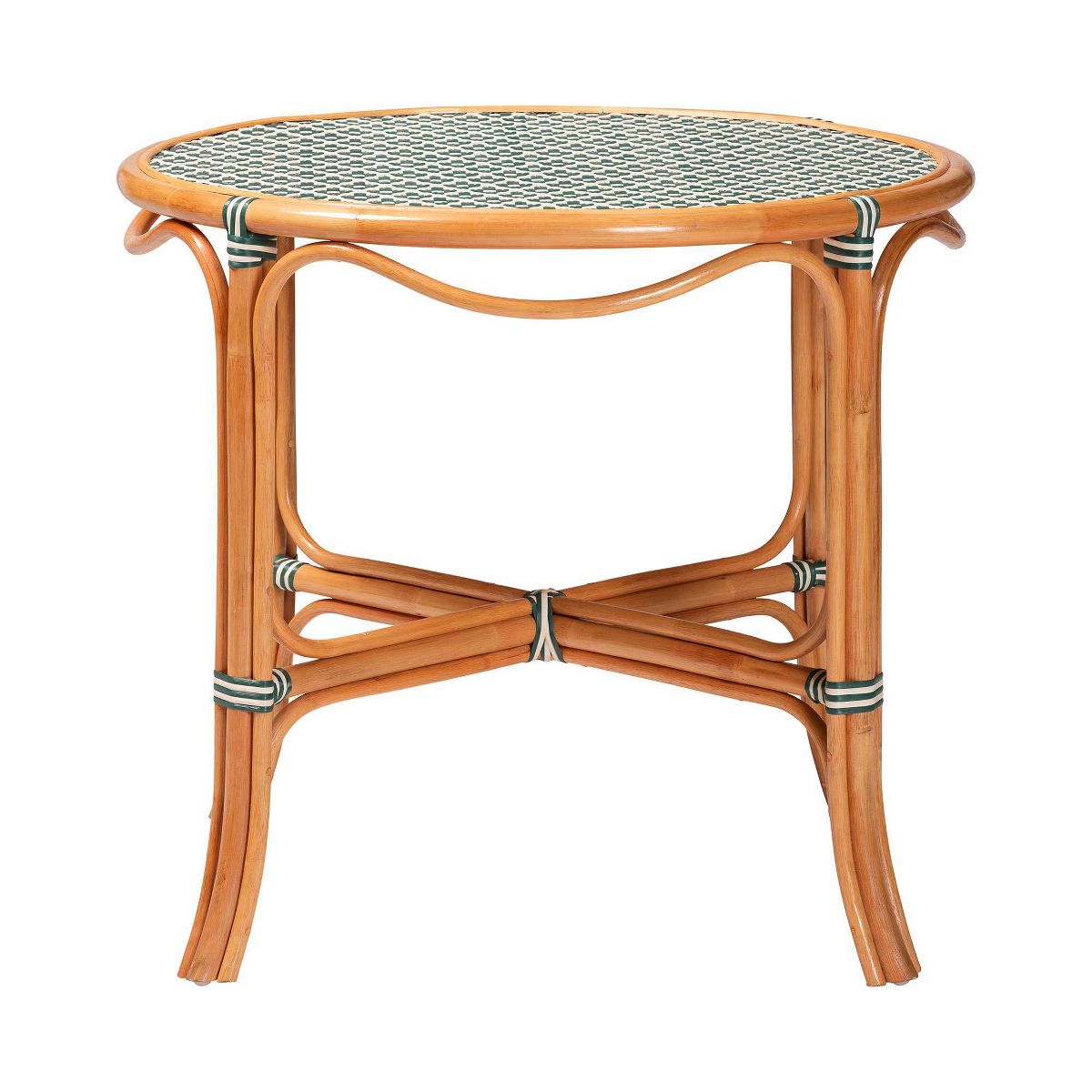 bali & pari Mattie Natural Rattan Round Bistro Dining Table Accent Table Natural - thumbnail 9