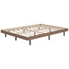 Full Floating Platform Bed Frame Modern Design Particle Board Bed with Headboard, Footboard, and Siderail for Home Bedroom Decoration - 4 of 4