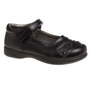 French Toast Boys Black School Shoes, Size: 4 : Target