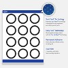 Avery® Labels, 2" Diameter, Double Black Border, Matte White, 120ct - 3 of 4