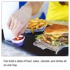 Unique Bargains Plastic Reusable Serving Tray 1 Pc - 4 of 4