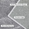 Acekool Extra Large Soft Shag Rug - Non-Slip Thick Carpet for Living Room, Bedroom & More (Multiple Sizes & Colors Available) - 3 of 4