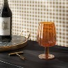 16.2 fl oz Wine Glass Amber - Threshold™ - 2 of 3