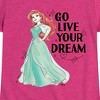 Girls' - Disney Princess - Ariel Go Live Your Dream Fitted Short Sleeve Graphic T-Shirt - 2 of 4