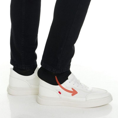 Marc Joseph New York | Mens Hands Free Slip On Technology Hudson Street Fashion Sneaker - White Vegan Grainy Leather, 10.5 — фото 5