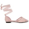 Shrami Pearl & Rhinestone Strap Flat Women Sandals - 2 of 4