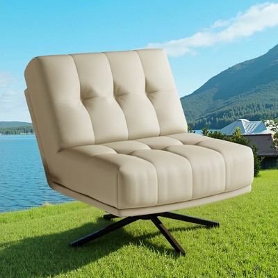 Luck Live 27.55 inch spacious and comfortable rotating lounge chair for the living room