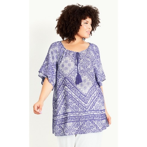 plus size peasant tunics