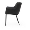 Whiteline Modern Living Tiffany Dining Armchair, Black - 2 of 4