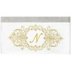 Linum Home Textiles 100% Turkish Cotton MONICA Gold Thread 2PC Embellished Bath Towel Set - 3 of 3