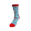 Sea Adventure Socks Kids Socks - Medium (Ages 5-7) / Red from the Sock Panda - image 4 of 4