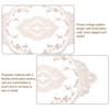 Unique Bargains Polyester Flexible Embroidery Vintage Pattern Washable Table Place Mats 2 Pcs - 3 of 4