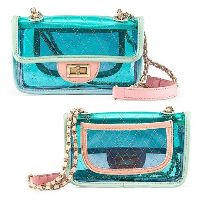 Gearonic Transparent Plastic Mini Crossbody Bag