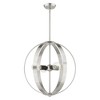 Livex Lighting Modesto 4 - Light Chandelier in  Brushed Nickel - 4 of 4