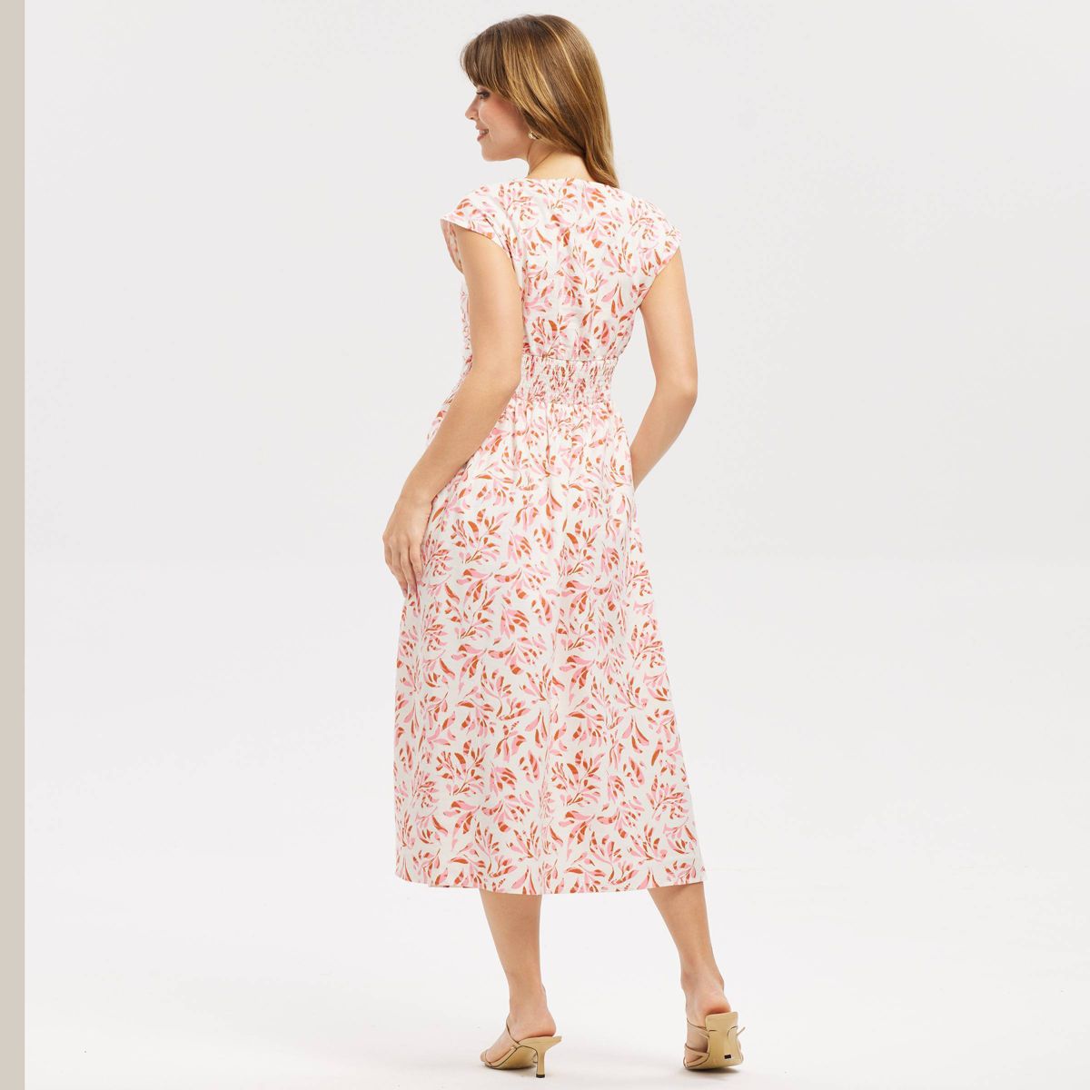 Women's Twist-Front Midi Dress - A New Day™ - thumbnail 5