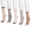 Muk Luks Women's 5 Pack Wool Socks - 2 of 3