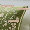 Christmas Holiday Embroidered Throw Pillow - Great Bay Home - 4 of 4