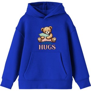 Teddy Hugs Youth Long Sleeve Hoodie - 1 of 2