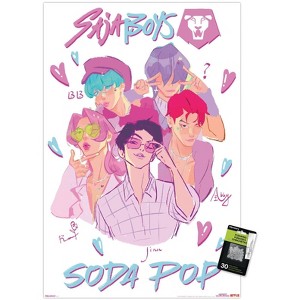 Trends International Netflix KPop Demon Hunters (2025) - Saja Boys Soda Pop Unframed Wall Poster Prints - 1 of 4