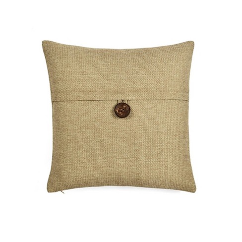 Spencer Tufted Cotton Decorative Pillow Cover, Lush Decor