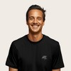 Dalix UFO Embroidered Cotton Relaxed Boxy Fit Short Sleeve Crewneck Tee Shirt Mens - 3 of 4