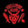 Juniors Womens Stranger Things Red Glow Hellfire Club Logo T Shirt - 2 of 4