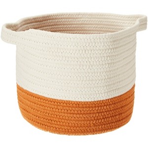 Colonial Mills Beach Bum Basket, 13"x13"x9", Orange - 1 of 4