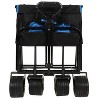 Vynxaria 400lbs Collapsible Wagon Cart - Stylish & Versatile for All Your Adventures - 4 of 4