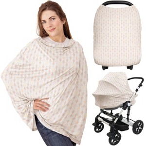 KeaBabies Car Seat Cover for Babies, Multi-Use Nursing Cover, Infant Carseat Cover, Breastfeeding Cover, Stroller Cover - 1 of 4