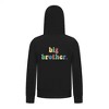 Everyday Kids Big Brother Boys Zip Up Hoodie – Colorful Sibling Sweatshirt - 2 of 4