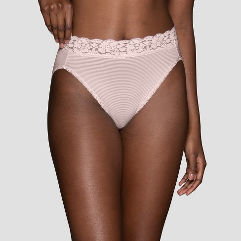 Vanity Fair Women's Flattering Lace Hi-Cut Panty Underwear 13280, extended  sizes available