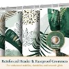 LunaLulinlk Shower Curtain with Hooks – Heavy-Duty Mold/Mildew-Resistant - 2 of 4