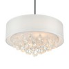 CWI Lighting Dash 4 Light Drum Shade Chandelier With Chrome Finish - 2 of 3