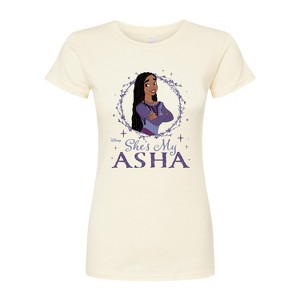 Women's - Disney - Shes My Asha Fitted Graphic T-Shirt - 1 of 3