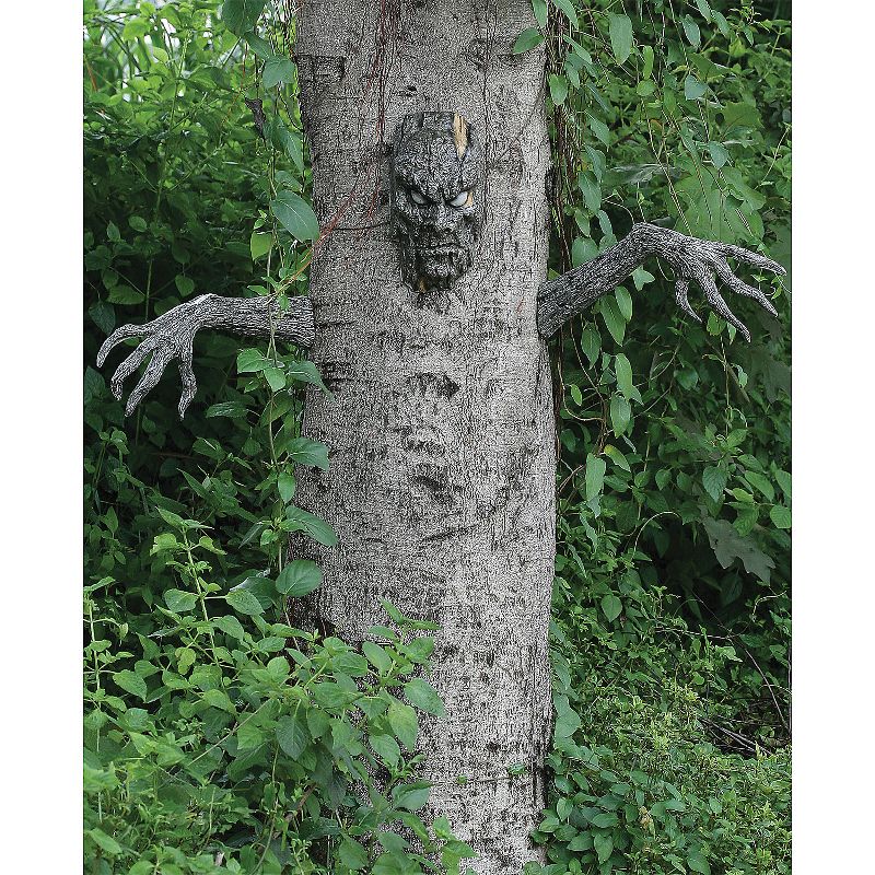 Seasons USA Spooky Living Tree Halloween Decoration - 11 in x 15 in - Gray, 1 of 2