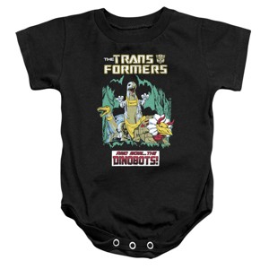 Baby Transformers 40th Anniversary Grimlock And Dinobots Infant Bodysuit - 1 of 3