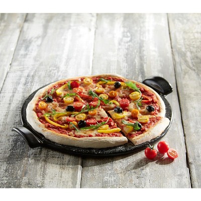 Emile Henry Charcoal 14.5-Inch Ceramic Pizza Stone