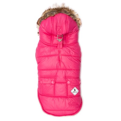 The Worthy Dog Park City Puffer Hoodie Jacket - Pink - Xs : Target