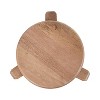 Kate and Laurel Stuart Wood Side Table, 14x14x20, Natural - 4 of 4