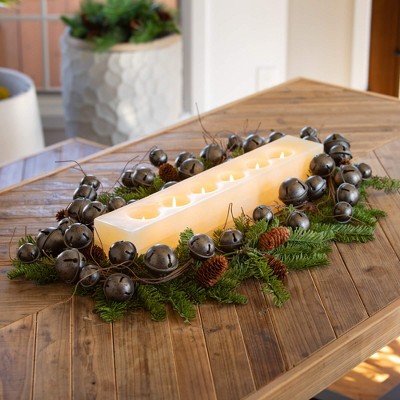 72" Green Artificial Pine Christmas Garland with Pine Cones