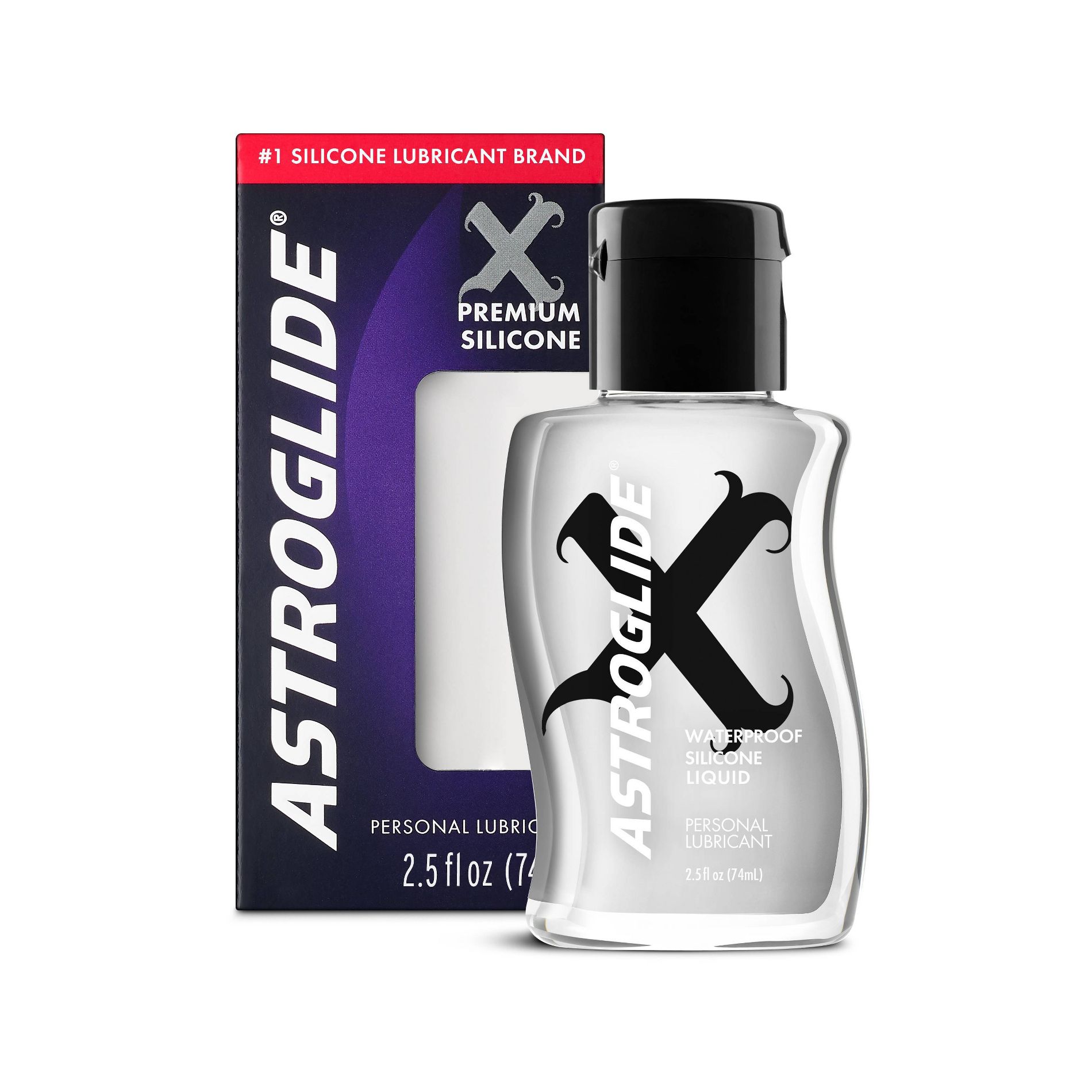 Astroglide X Silicone Personal Lubricants and Enhancers Liquid - 2.5oz