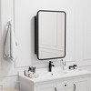 Lirago Bathroom Vanities Medicine Cabinet Mirror 28*20 Black - 2 of 4