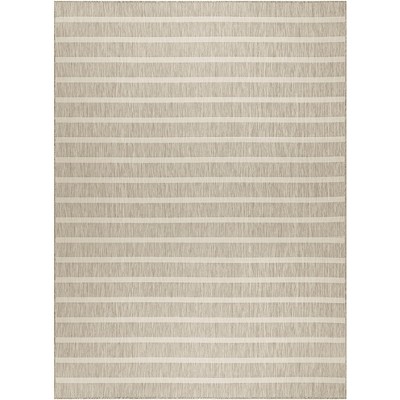 Nourison Positano Modern Stripes Flatweave Outdoor Rug