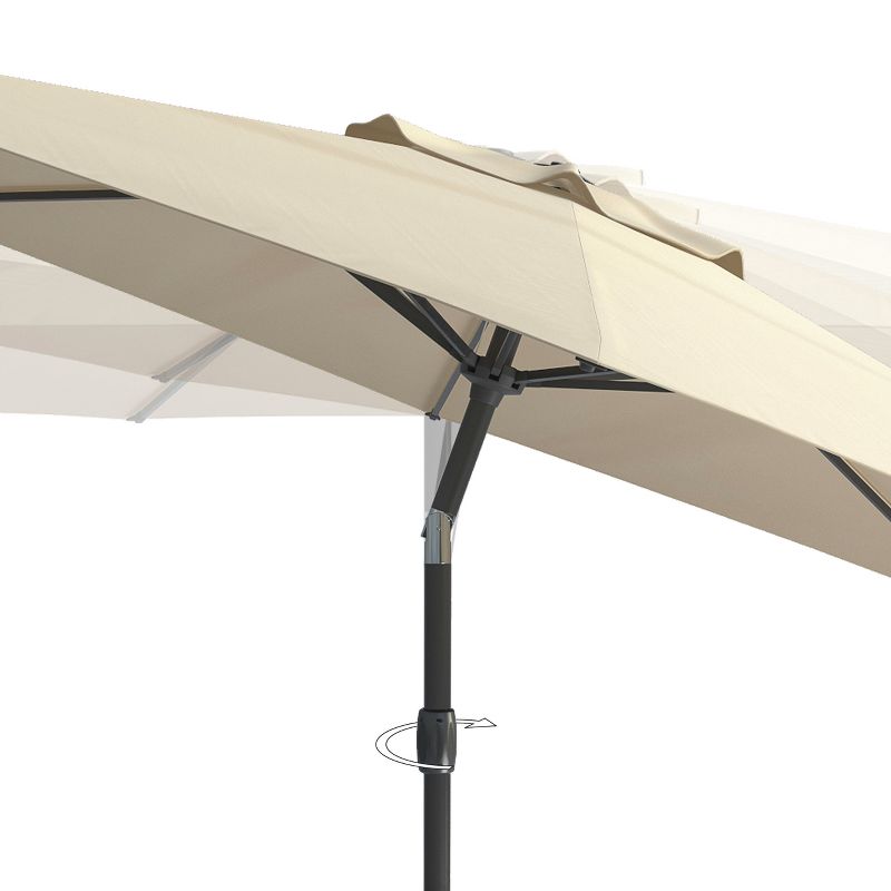 10' Wind Resistant Tilting Patio Umbrella - CorLiving, 5 of 9