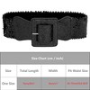 INSPIRE CHIC Women's Sequins Stretchy Bling Sparkly Shiny Wide Elastic Waist Belts 1 Pc - 4 of 4