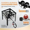 ROVSUN 60QT Turkey Fryer & Seafood Boiler Steamer with 150,000 BTU Propane Stove, Aluminum Outdoor Deep Fryer with Basket & Hook for Outdoor Backyard - 3 of 4