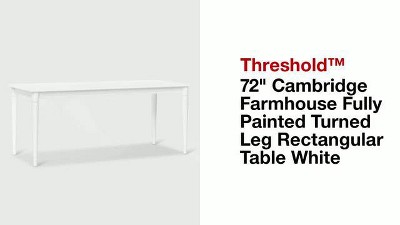 Threshold farmhouse store table white