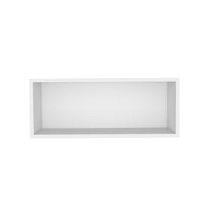 GlasFlength Kitchen Storage Kitchen Wall Cabinet Open Shelves Cabinet Rectangular Storage Cupboard for Kitchen, White, 12.5"*30"*12" - 1 of 4