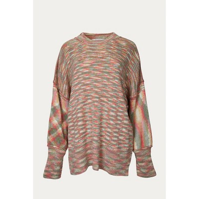 Women's SPACE-DYE OVERSIZED SWEATER - J.NNA