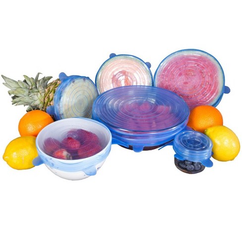 Zero Waste Stretch Lids Set 12 Silicone Reusable Food Covers